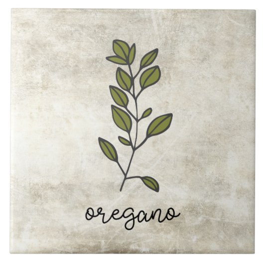 ハーブ素朴ズオレガノファームハウス タイル (正面)