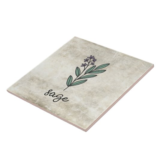 ハーブ素朴ズセージファームハウス タイル (側面)