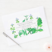 ハーブ製品ラベル料理料理ブレンド 長方形シール (封筒)