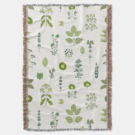 ハーブ調和 スローブランケット (正面縦)