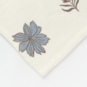 ハーブ調和 フリースブランケット (角)