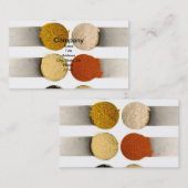 ハーブ香辛料と粉末成分 名刺 (正面/裏面)