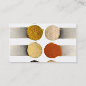 ハーブ香辛料と粉末成分 名刺 (裏面)