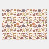 ハーブ香辛料ナッツ農家市場新鮮な農産物 ラッピングペーパーシート (正面2)