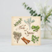 ハーブ&スパイスフラットカード (スタンド正面)