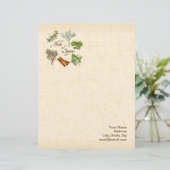 ハーブ&スパイス文房具紙 レターヘッド (スタンド正面)