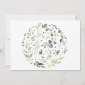 ハーブ ナチュラルなものは何もなし。ただ愛を誓う小さな結婚式 招待状 (裏面)