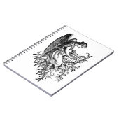 ハープおよび植物相との天使 ノートブック (左側)