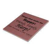 ハープで幸せになる タイル (側面)