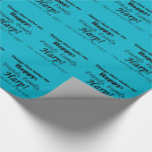 ハープで幸せになる ラッピングペーパー (角)