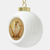 ハープのテーマ セラミックボールオーナメント (右)