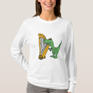 ハープのワイシャツを遊ぶBIのTレックス Tシャツ
