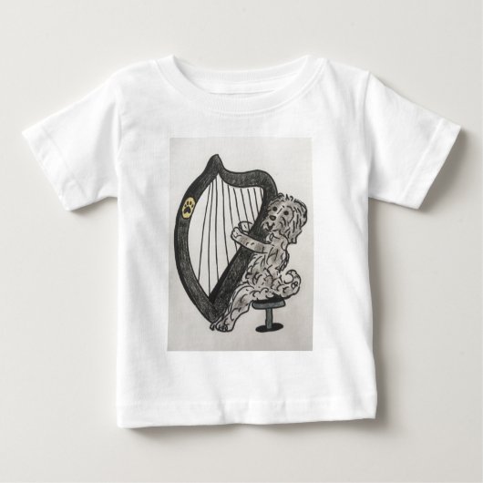 ハープの子犬 ベビーTシャツ (正面)