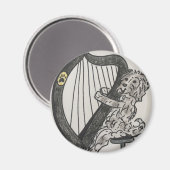 ハープの子犬 マグネット (正面/裏面)