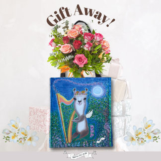 ハープの月のセレナーデ トートバッグ