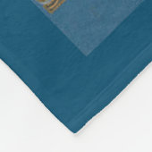 ハープの音楽を遊ぶ天使 フリースブランケット (角)