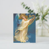 ハープの音楽を遊ぶ天使 ポストカード (スタンド正面)