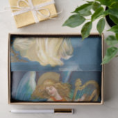 ハープの音楽を遊ぶ天使 薄葉紙 (ギフト)