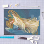 ハープの音楽を遊ぶ天使 薄葉紙 (クラフト)