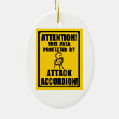 ハープを攻撃 セラミックオーナメント (裏面)