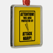 ハープを攻撃 メタルオーナメント (右)