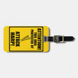 ハープを攻撃 ラゲッジタグ