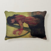 ハープを演奏しているムーサ アクセントクッション (正面)