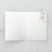 ハープを演奏する天使 シーズンカード (内部)