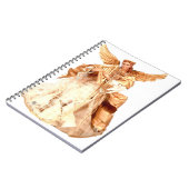 ハープを演奏する天使 ノートブック (左側)