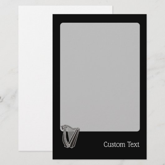 ハープアイコン 便箋 (正面/裏面)