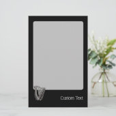 ハープアイコン 便箋 (スタンド正面)