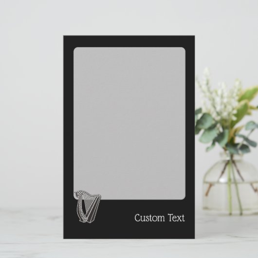 ハープアイコン 便箋 (スタンド正面)