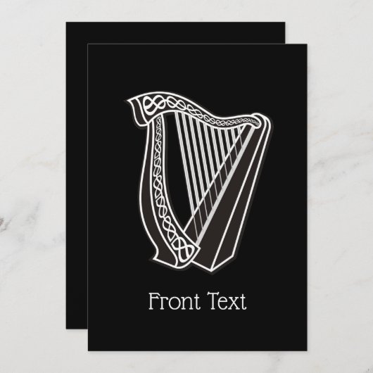 ハープアイコン 招待状 (正面/裏面)