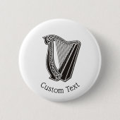 ハープアイコン 缶バッジ (正面)