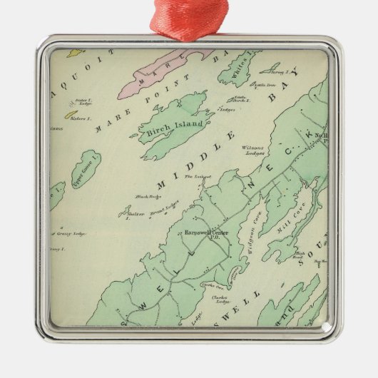 ハープウェル、隣接する島 メタルオーナメント (正面)