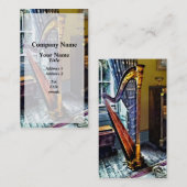 ハープエレガント 名刺 (正面/裏面)