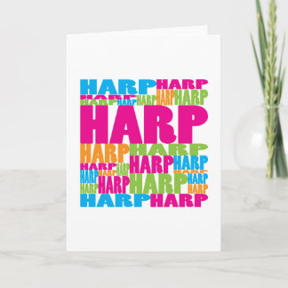 ハープカラフル カード
