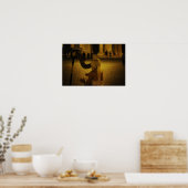 ハープクラシカル楽器 ポスター (キッチン)