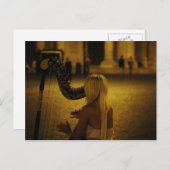 ハープクラシカル楽器 ポストカード (正面/裏面)