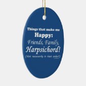 ハープシコードが嬉しい セラミックオーナメント (右)