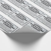 ハープシコード免許 ラッピングペーパー (角)