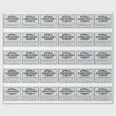 ハープシコード免許 ラッピングペーパー (フラット)