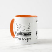 ハープシコード奏者に気を使いやすい犬 マグカップ (正面左)