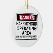 ハープシコード操業区域 セラミックオーナメント (右)