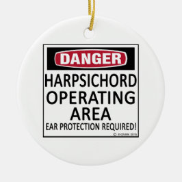 ハープシコード操業区域 セラミックオーナメント