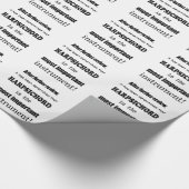 ハープシコード最も重要な楽器 ラッピングペーパー (角)