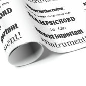 ハープシコード最も重要な楽器 ラッピングペーパー (ロールコーナー)