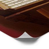 ハープシコード、ヨハン・ヤコブ・コニケ著、1796年 ポスター (角)