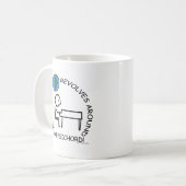 ハープシコード – ワールドリボルブのまわりに コーヒーマグカップ (正面左)