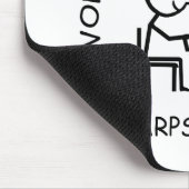 ハープシコード – ワールドリボルブのまわりに マウスパッド (コーナー)